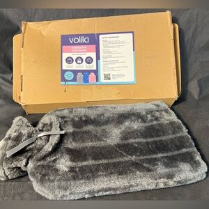 Voila Gray Faux Fur Hot Water bag